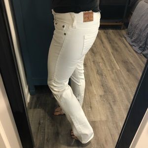 True Religion Low Rise Bootcut White Denim